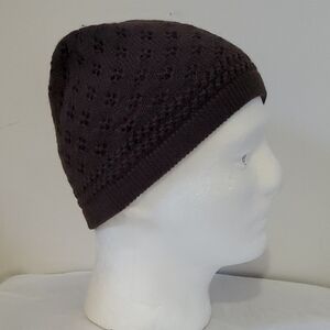 H&m Classic Brown Knit Beanie
